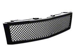 Armordillo Mesh Style Upper Replacement Grille; Gloss Black (07-13 Silverado 1500)