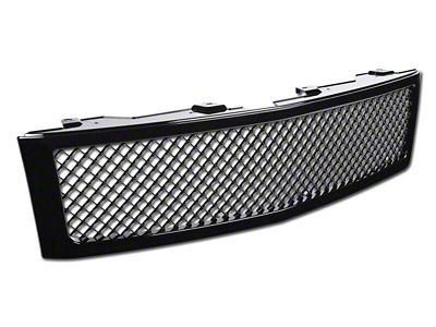 Armordillo Mesh Style Upper Replacement Grille; Gloss Black (07-13 Silverado 1500)