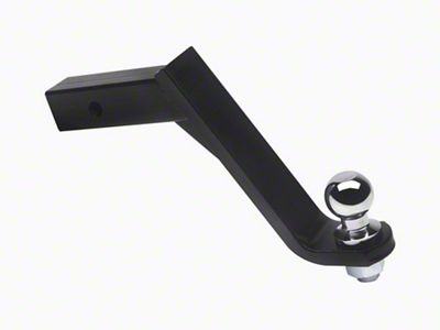 2-Inch Receiver Hitch Ball Mount; 8-Inch Drop (Universal; Some Adaptation May Be Required)