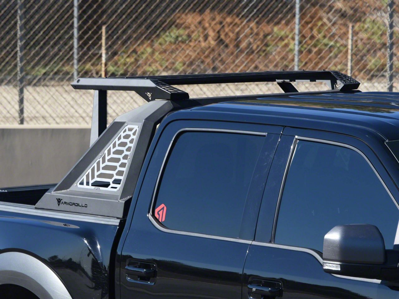 Armordillo Silverado 3500 CR-X Rack Chase Rack; Matte Black