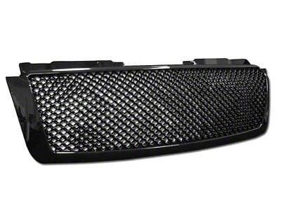 Armordillo Mesh Upper Replacement Grille; Gloss Black (07-14 Tahoe)
