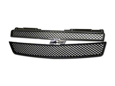 Armordillo Mesh Upper Replacement Grille; Matte Black (07-14 Tahoe)