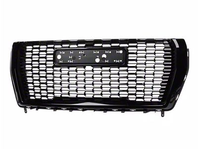 Armordillo OE Style Upper Replacement Grille; Gloss Black (21-24 Tahoe)