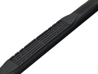 Armordillo 4-Inch Oval Side Step Bars; Black (07-16 Yukon)