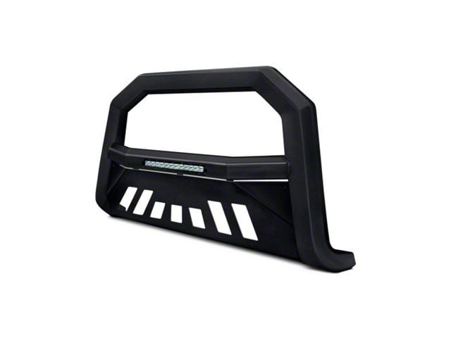 Armordillo AR-T Series Bull Bar with LED Light Bar; Matte Black (07-20 Yukon)