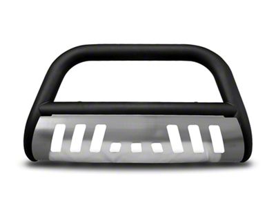 Armordillo Classic Bull Bar with Aluminum Skid Plate; Matte Black (07-20 Yukon)