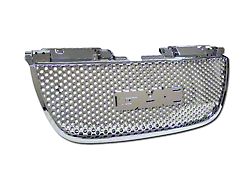 Mesh Upper Replacement Grille; Chrome (07-14 Yukon)