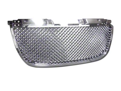 Armordillo Mesh Upper Replacement Grille; Chrome (07-14 Yukon)