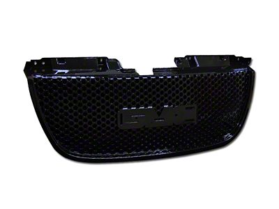 Armordillo Mesh Upper Replacement Grille; Gloss Black (07-14 Yukon)