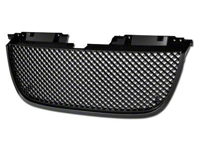 Armordillo Mesh Upper Replacement Grille; Matte Black (07-14 Yukon)