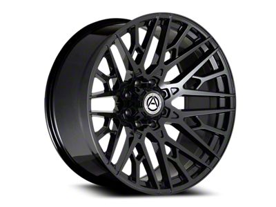 Artem TRIDENT Gloss Black 8-Lug Wheel; 22x12; -44mm Offset (07-10 Silverado 2500 HD)