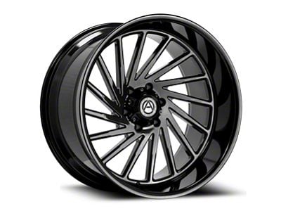 Artem CURVUS Gloss Black 6-Lug Wheel; 26x14; -76mm Offset (09-14 F-150)