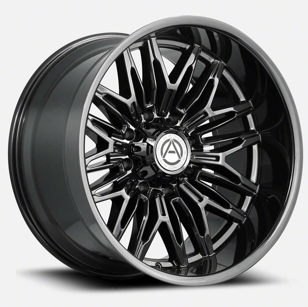 Artem F-250 Super Duty Stryker Gloss Black 8-Lug Wheel; 22x12; -44mm ...