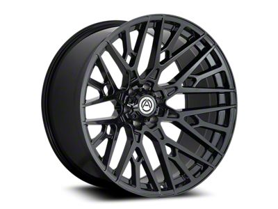 Artem TRIDENT Gloss Black 6-Lug Wheel; 22x10; 0mm Offset (14-18 Sierra 1500)