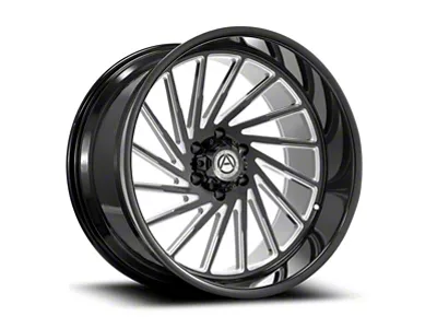 Artem CURVUS Gloss Black Milled 6-Lug Wheel; 26x14; -76mm Offset (19-23 Ranger)