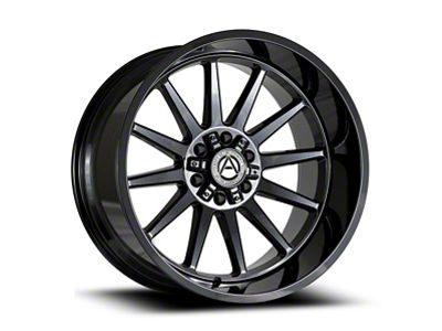 Artem SENECA Gloss Black 5-Lug Wheel; 22x10; -19mm Offset (05-11 Dakota)