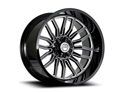 Artem DIV Gloss Black Milled 6-Lug Wheel; 22x10; -19mm Offset (24-26 Ranger)