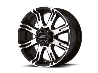 Asanti Blackhawk Gloss Black Milled 8-Lug Wheel; 20x9; 18mm Offset (01-06 Silverado 3500 HD SRW)