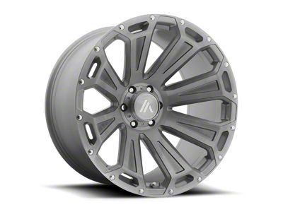 Asanti Cleaver Titanium Brushed 8-Lug Wheel; 20x10; -12mm Offset (03-09 RAM 2500)