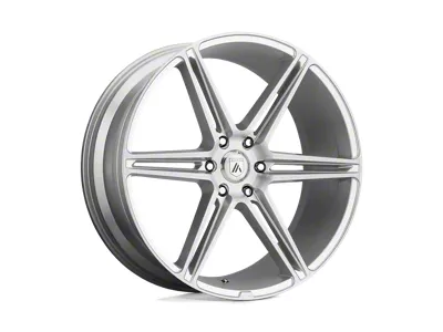 Asanti Alpha 6 Brushed Silver 6-Lug Wheel; 20x9; 30mm Offset (04-08 F-150)