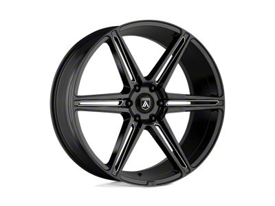 Asanti Alpha 6 Gloss Black Milled 6-Lug Wheel; 24x10; 30mm Offset (04-08 F-150)