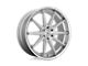 Asanti Emperor Brushed Silver with Chrome Lip 6-Lug Wheel; 24x10; 30mm Offset (04-08 F-150)
