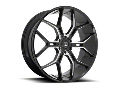 Asanti Monarch Truck Gloss Black Milled 6-Lug Wheel; 26x10; 35mm Offset (04-08 F-150)