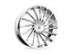 Asanti Matar Chrome 6-Lug Wheel; 28x10; 30mm Offset (07-13 Sierra 1500)