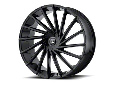 Asanti Matar Gloss Black 6-Lug Wheel; 22x9; 30mm Offset (07-13 Sierra 1500)