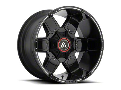 Asanti Warthog Satin Black Milled 8-Lug Wheel; 20x10; -24mm Offset (11-14 Sierra 2500 HD)