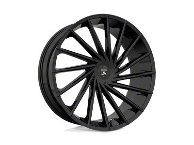 Asanti Matar Gloss Black 6-Lug Wheel; 28x10; 30mm Offset (07-13 Silverado 1500)