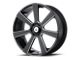Asanti Apollo Satin Black Milled 6-Lug Wheel; 22x9; 15mm Offset (07-14 Tahoe)