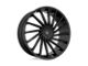 Asanti Matar Gloss Black 6-Lug Wheel; 26x10; 15mm Offset (07-14 Tahoe)