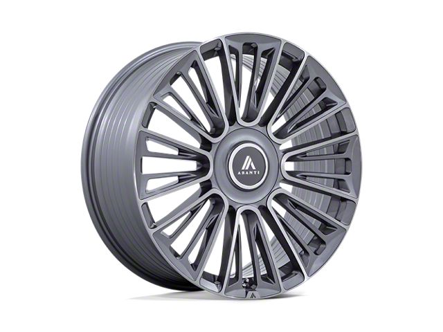 Asanti Premier Anthracite Brushed 6-Lug Wheel; 24x10; 30mm Offset (07-14 Tahoe)