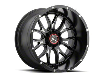 Asanti Carbine Satin Black Milled 8-Lug Wheel; 22x10; -18mm Offset (08-10 F-350 Super Duty SRW)