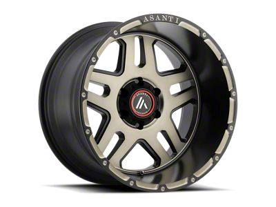 Asanti Enforcer Matte Black Machined Tint 8-Lug Wheel; 20x12; -44mm Offset (10-18 RAM 2500)