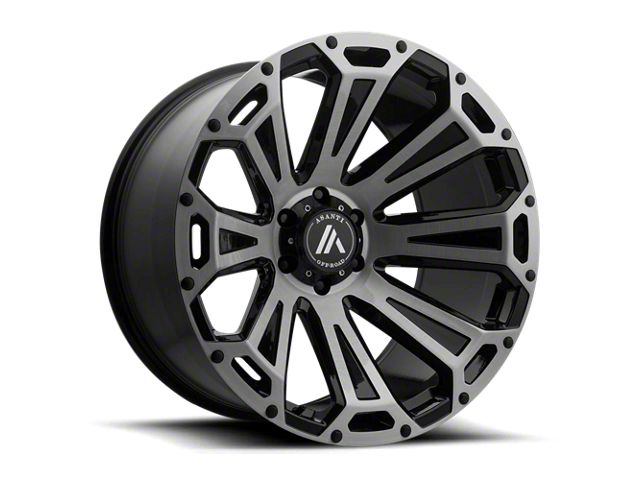 Asanti Cleaver Black Brushed 8-Lug Wheel; 22x10; -12mm Offset (11-16 F-250 Super Duty)