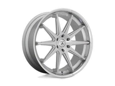 Asanti Emperor Brushed Silver with Chrome Lip 6-Lug Wheel; 22x10; 30mm Offset (14-18 Sierra 1500)