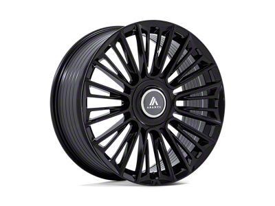 Asanti Premier Gloss Black 6-Lug Wheel; 24x10; 30mm Offset (14-18 Sierra 1500)