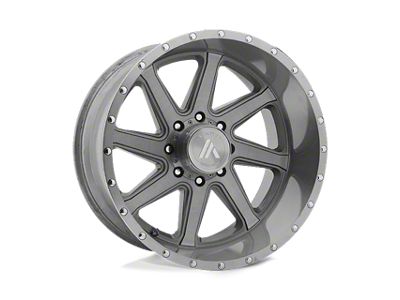 Asanti Windmill Titanium Brushed 6-Lug Wheel; 20x10; -20mm Offset (14-18 Sierra 1500)