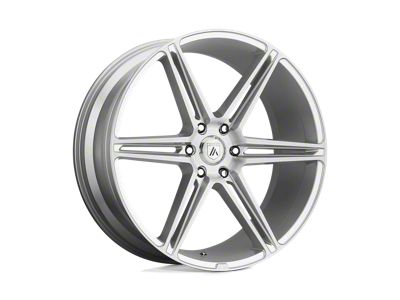 Asanti Alpha 6 Brushed Silver 6-Lug Wheel; 20x9; 30mm Offset (15-20 F-150)