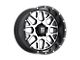 Asanti Ballistic Gloss Black Milled 8-Lug Wheel; 20x9; 18mm Offset (15-19 Silverado 2500 HD)