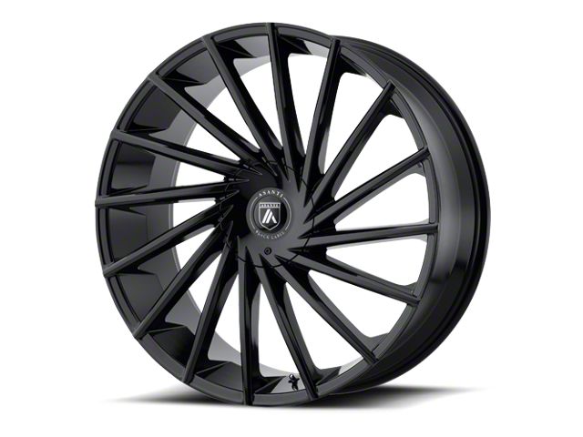 Asanti Matar Gloss Black 6-Lug Wheel; 22x9; 30mm Offset (15-20 Tahoe)