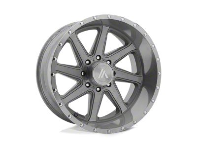 Asanti Windmill Titanium Brushed 8-Lug Wheel; 20x12; -40mm Offset (99-07 F-250 Super Duty)