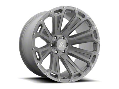 Asanti Cleaver Titanium Brushed 8-Lug Wheel; 20x12; -40mm Offset (99-07 F-350 Super Duty SRW)