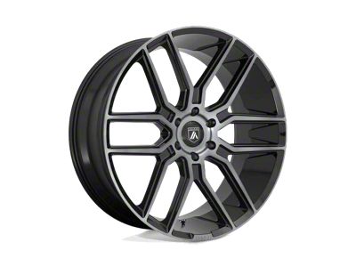 Asanti Baron Gloss Black with Gray Tint 6-Lug Wheel; 22x9.5; 30mm Offset (99-06 Sierra 1500)