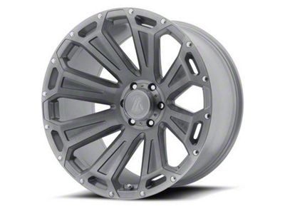 Asanti Cleaver Titanium Brushed 6-Lug Wheel; 20x10; -12mm Offset (99-06 Sierra 1500)
