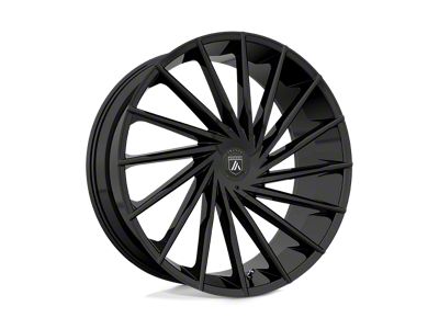 Asanti Matar Gloss Black 6-Lug Wheel; 24x9; 15mm Offset (99-06 Sierra 1500)