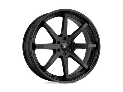 Asanti Kaiser Satin Black with Gloss Black Lip 6-Lug Wheel; 24x10; 30mm Offset (99-06 Silverado 1500)