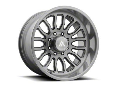 Asanti Workhorse Titanium-Brushed 6-Lug Wheel; 22x12; -40mm Offset (23-25 Canyon)